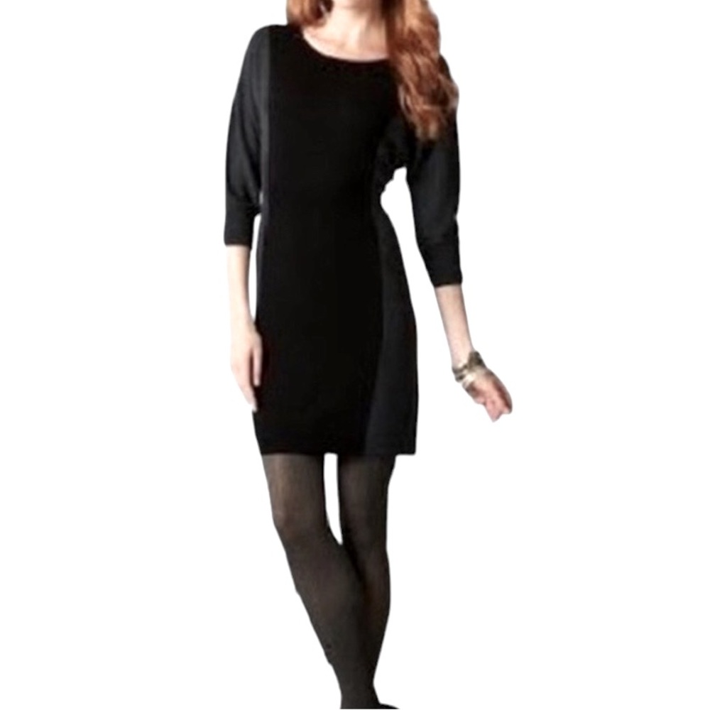 LOFT Color block Wool-blend Sweater Dress Large